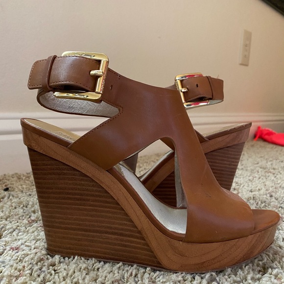 Michael Kors Wedge Platform Sandals - Picture 9 of 10